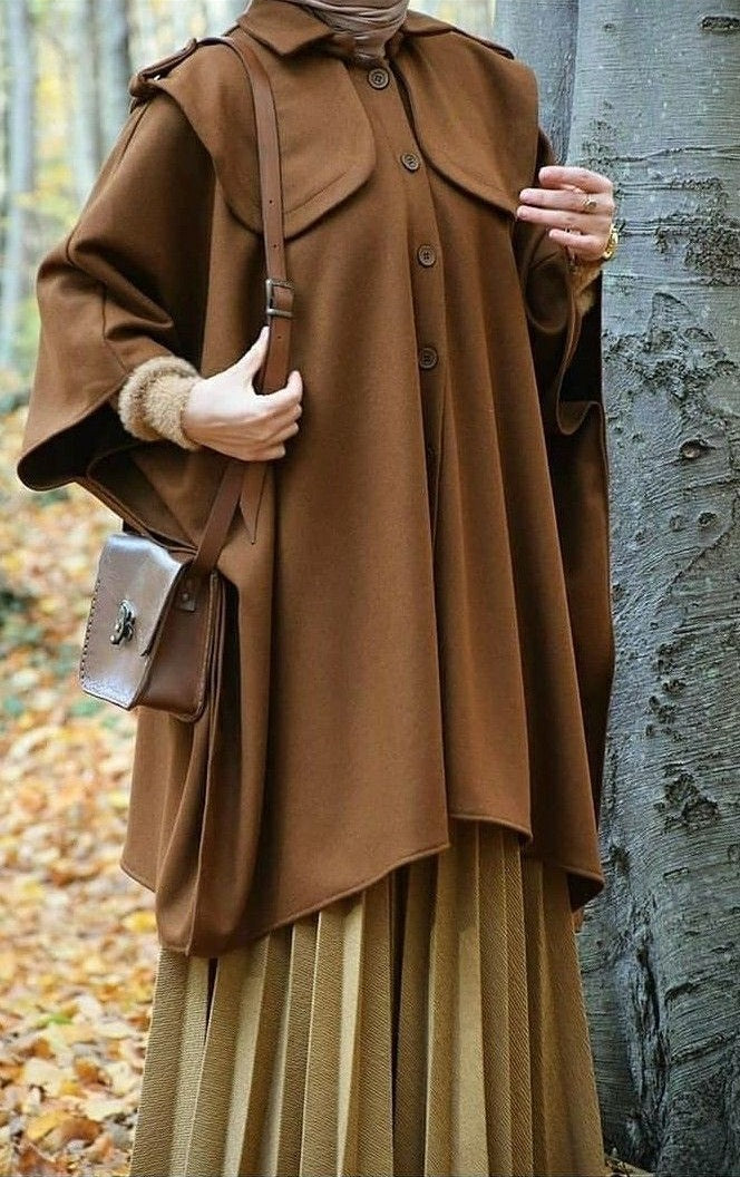 Estrella Manteau Cape Femme