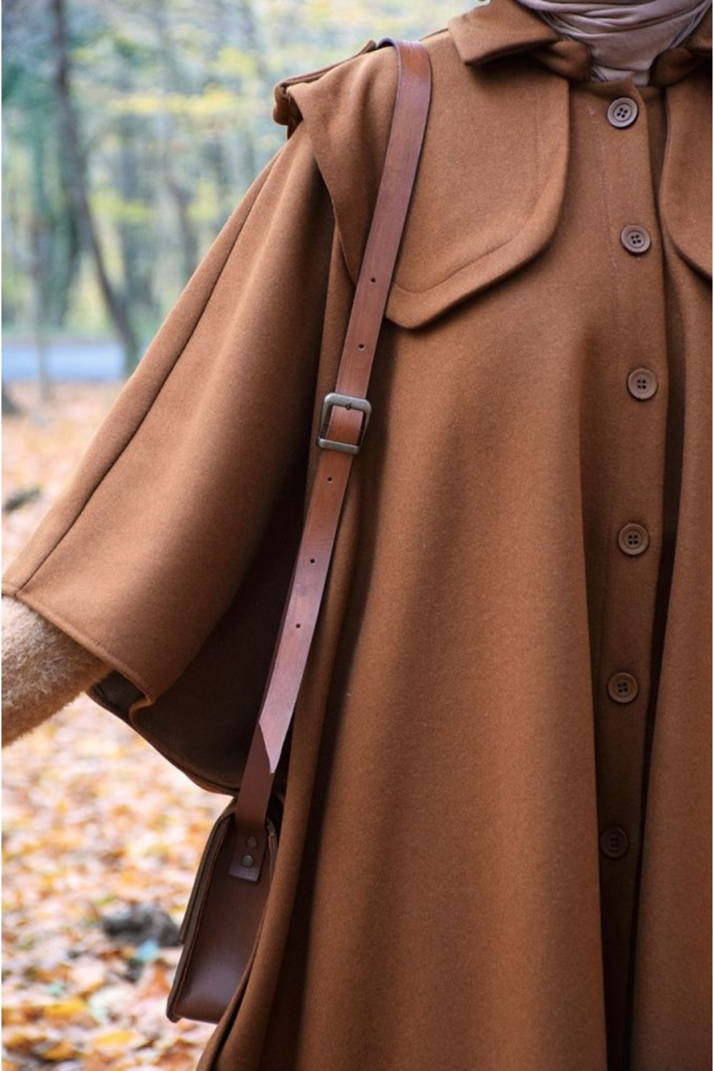Estrella Manteau Cape Femme