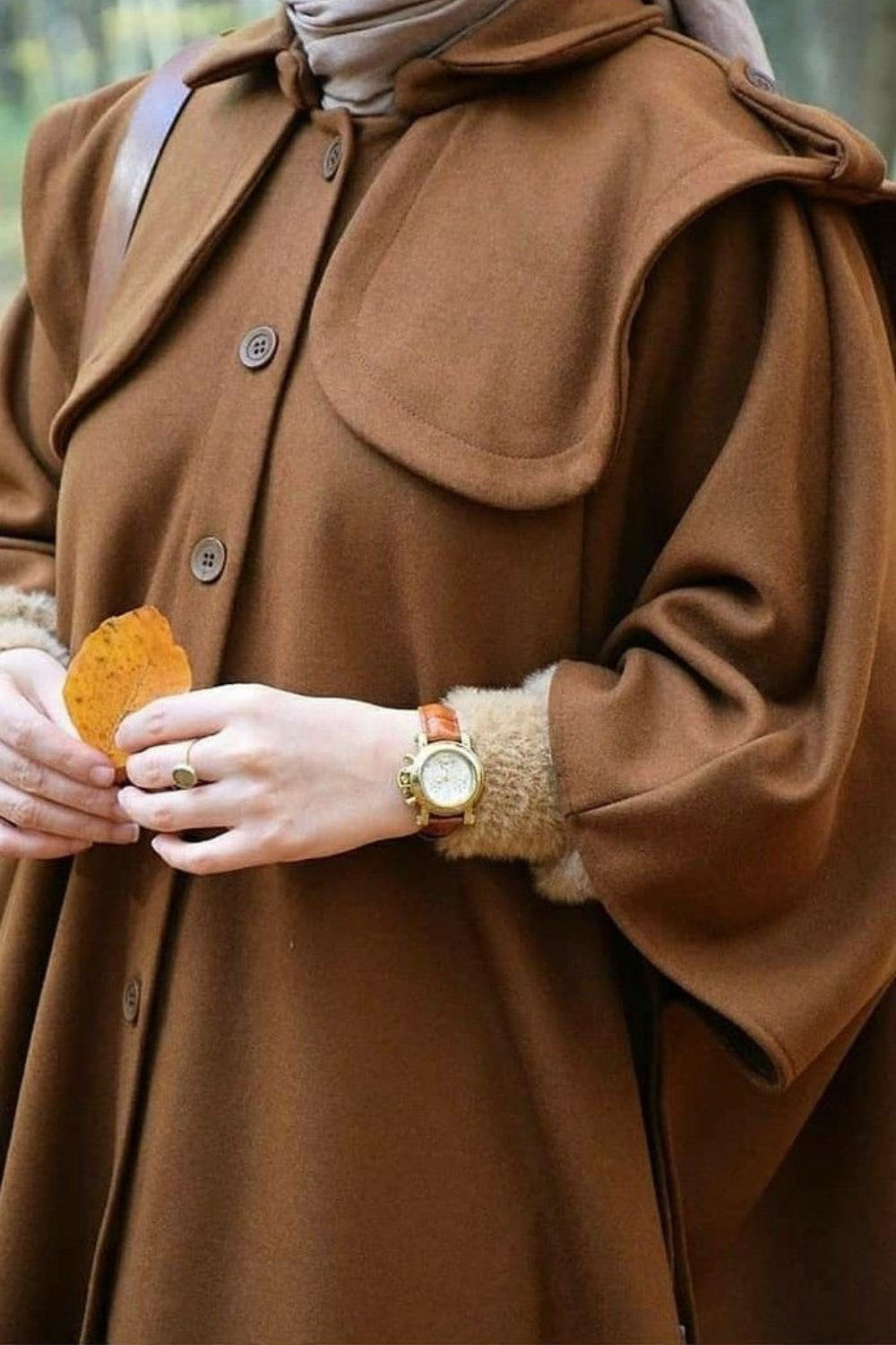 Estrella Manteau Cape Femme