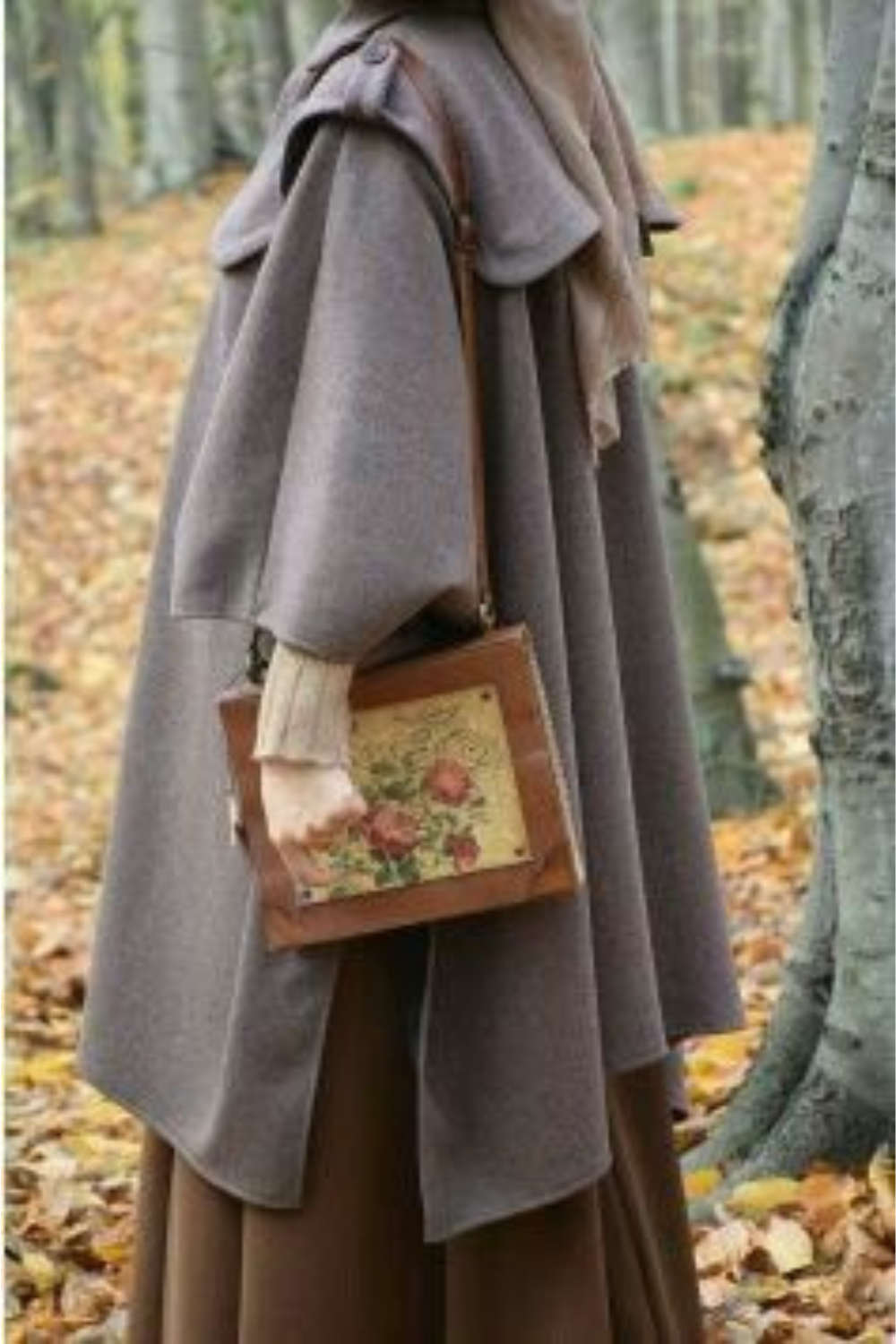 Estrella Manteau Cape Femme